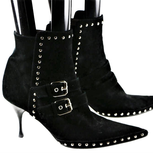 celine studded boots